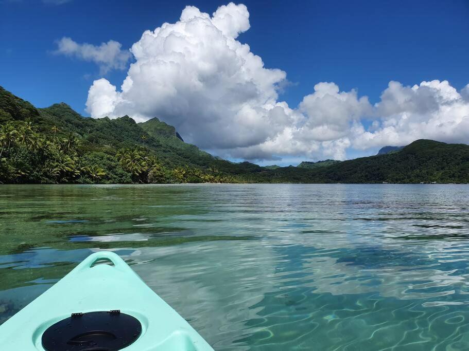 Raiatea, Opoa, Studio Du Fare Reve, Acces Mer Privatif Luaran gambar